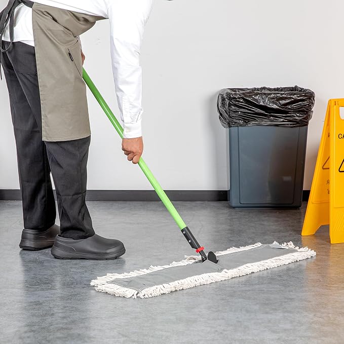 Restaurantware-MOP HEAD ONLY: Clean Tek Professional 35.83 x 5 Inch Dry Mop Head, 1 For Dusting - Frame And Handle Sold Separately, Disposable, Cotton, For Home And Office
