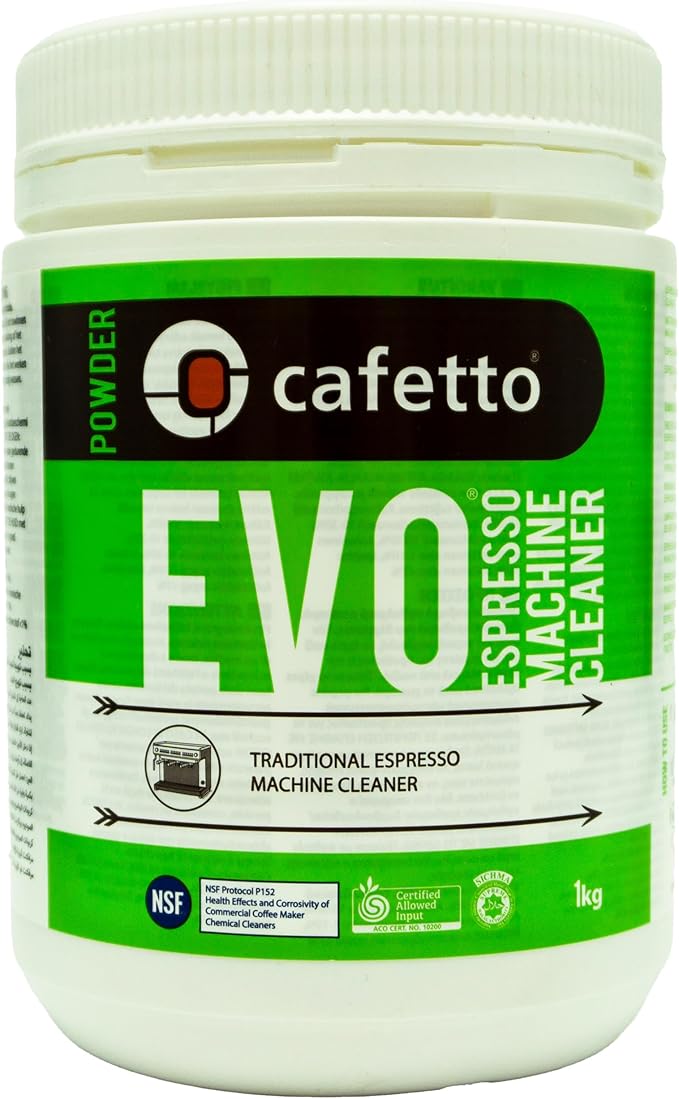 Cafetto Organic Espresso Machine Cleaner - Evo Powder 500 Gram