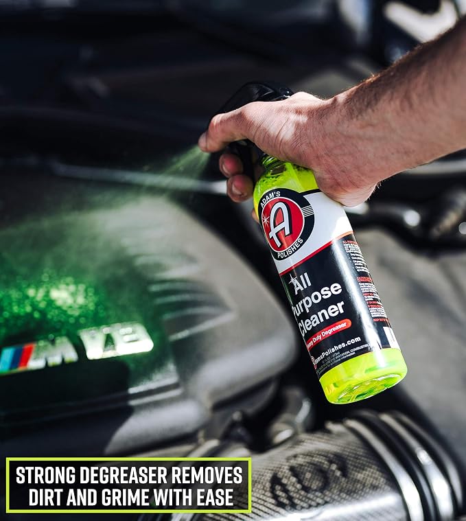 Adam's Polishes All Purpose Cleaner (Gallon) - Professional Heavy Duty Industrial Cleaner & Degreaser | Cuts Heavy Grease & Tar | Car Detailing, Tire Cleaner, Engine Cleaner, Wheel Cleaner