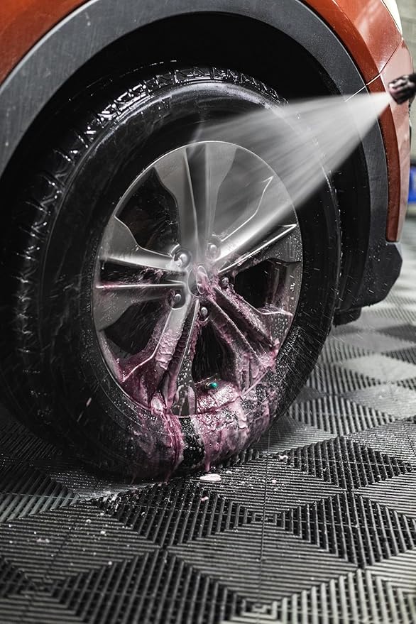 Tire Cleaner - Safely Removes Brake Dust, Dirt, and Debris from Tires, Rubber Floor Mats and Rubber Surfaces; No Sticky or Slippery Residue; Ready-To-Use Formula - 128 oz