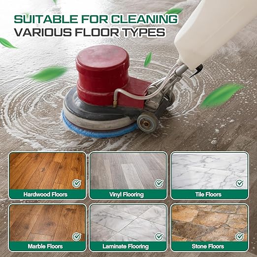 Batiyeer 3 Pack 12" Commercial Microfiber Carpet Bonnet Mopping Buffing Pad Floor Machine Pads Compatible with BGEM9000, ORB550MC Floor Machines, and Orbiter Pads 437053 (Blue,Green)