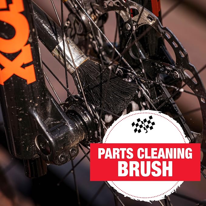 Finish Line Easy-Pro 5 Piece Mechanic’s Bicycle Cleaning Brush Set – Professional-Grade Kit with Chain Keeper, Durable Multi-Surface Brushes | bike-cleaning-tools