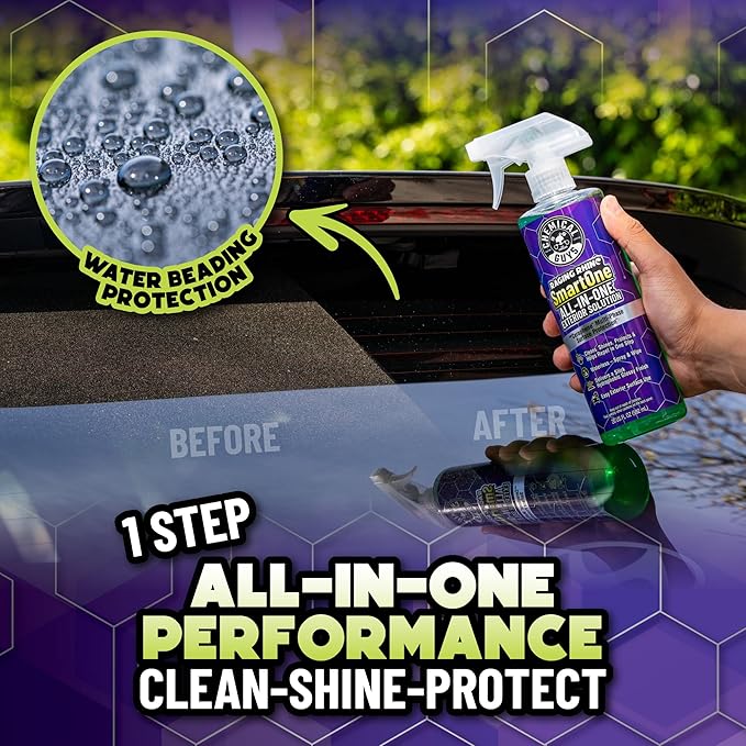 Chemical Guys Raging Rhino Waterless Car Wash And Quick Detailer, 128 Fl Oz With 2 Dilution Bottles and 3 Premium Microfiber Towels - 6 Items