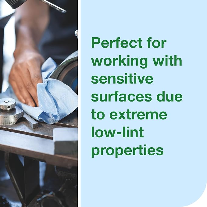 Tork Low-Lint Cleaning Cloth Blue, Centerfeed Box, 4 x 240 Cloths, 192483