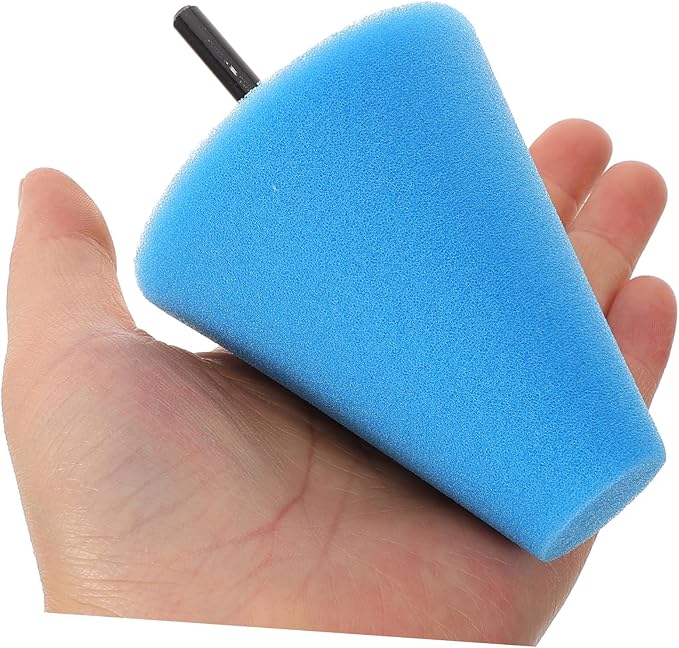 2pcs Car Wheel Polisher Sponge Buffing Pads with Drill Adapter Detail Buffers for Waxing and Polishing Durable and Comfortable Grip