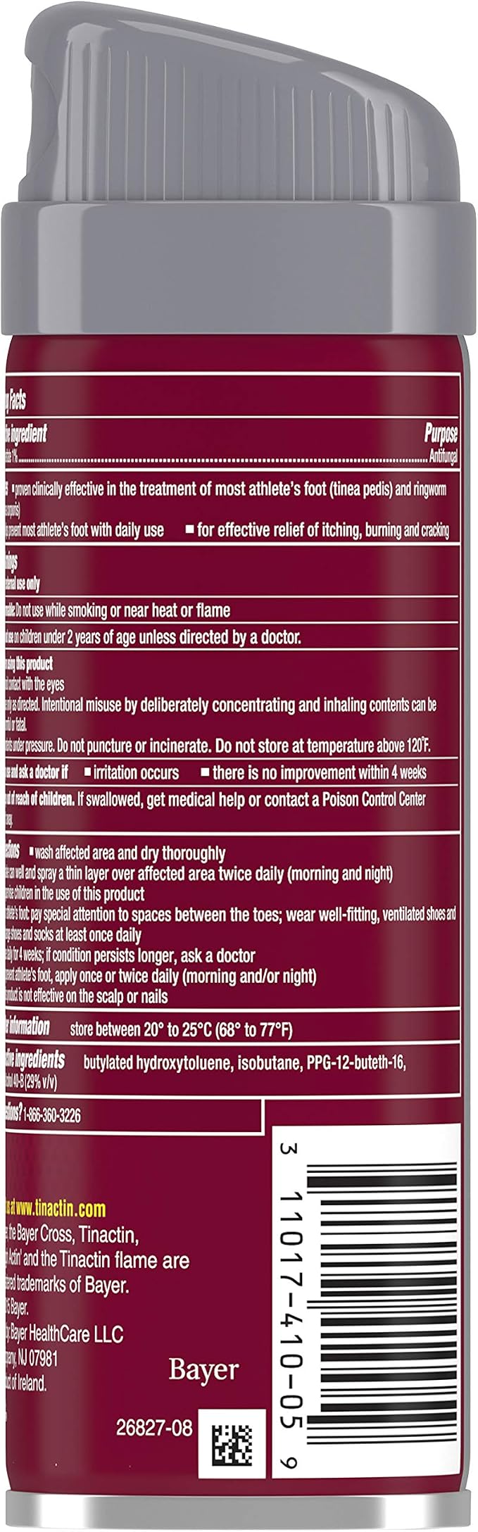 Tinactin Antifungal Liquid Spray 5.30 oz (Pack of 2)