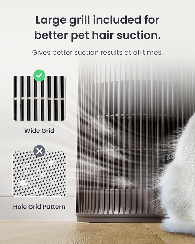 SwitchBot Air Purifier for Home Large Room up to 3620 ft², Pet Mode, Support Matter, 20dB, Washable Pre-filter, Aromatherapy, Works with Alexa, Google Home, Apple Home, Ideal for Odor, Dust & Pet Hair