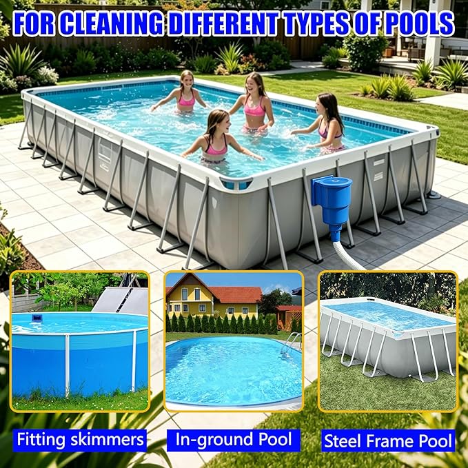New Above-Ground Pool Skimmer, Thru-lWall-Mounted Above-Ground Pool Skimmer (with Accessories) Opening Width 6-Inch Replaces SP1091LX Above-Ground Pool Skimmer for Standard Pools Wall Openings | Universal Above Ground Pool Skimmer,Superior materials,