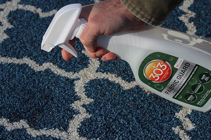303 Products Fabric Guard, Water Repellent Spray for Outdoor Fabrics – Protects Upholstery, Cushions & Canvas, Stain Protection, Sunbrella Recommended, 1 Gallon