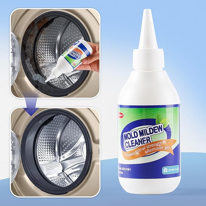 GELIVABLE Home Stain Remover Gel, Effective Washing Machine Cleaner, Black Stain Cleaner for Grout, Walls, Shower, Caulk, Kitchen Sinks and Refrigerator Strips - 5 Fl Oz