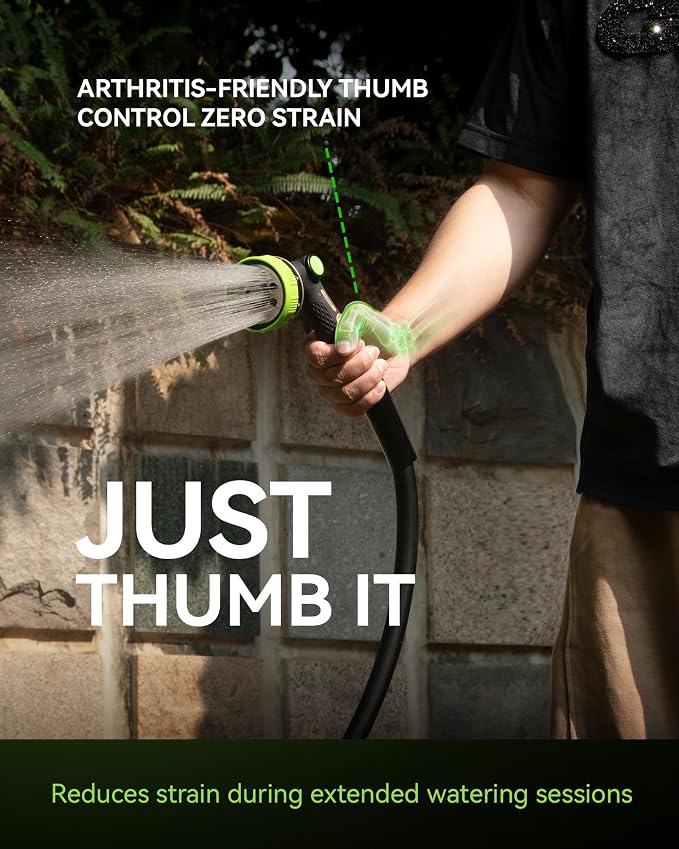 RAINPOINT Hose Sprayer Nozzle Heavy Duty, Quick Connect Hose Fittings