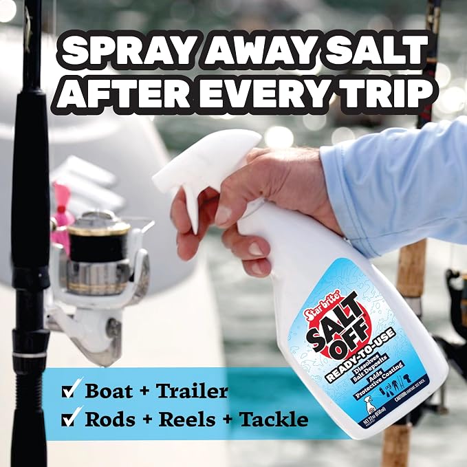 STAR BRITE Salt Off Concentrate - Ultimate Salt Remover Wash & Marine Engine Flush for Boats, Vehicles, Trailers, and More