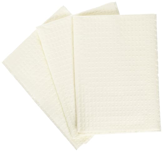 Medline 2-Ply Tissue/Poly Professional Paper Towels, White, 13 x 18 Inches, 500 Count