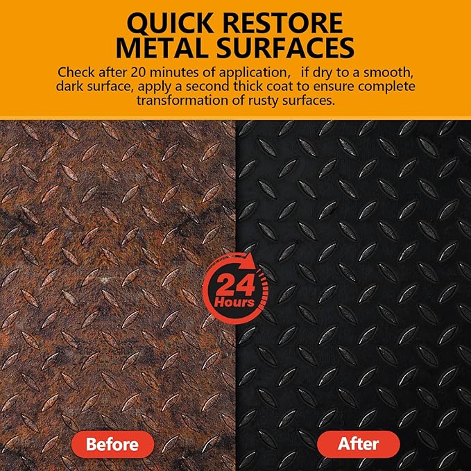 LISRUX Rust Converter Metal PrimerUltra, Effective Professional GradeWater-Based Rust Repair, Stops Rustand Converts Rust Spots (1 Gallon)