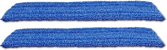 Real Clean 18 Inch Premium Microfiber Wet Mop Pads for Commercial Microfiber Mops (Pack of 2)