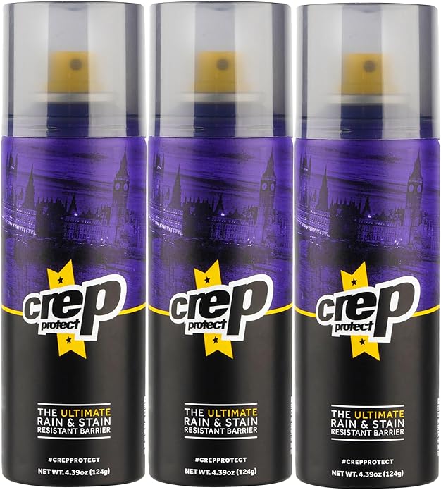Crep Protect Shoe Protector Spray - Rain & Stain Waterproof Nano Protection for Sneaker, Leather, Nubuck, Suede & Canvas (Pack of 3)