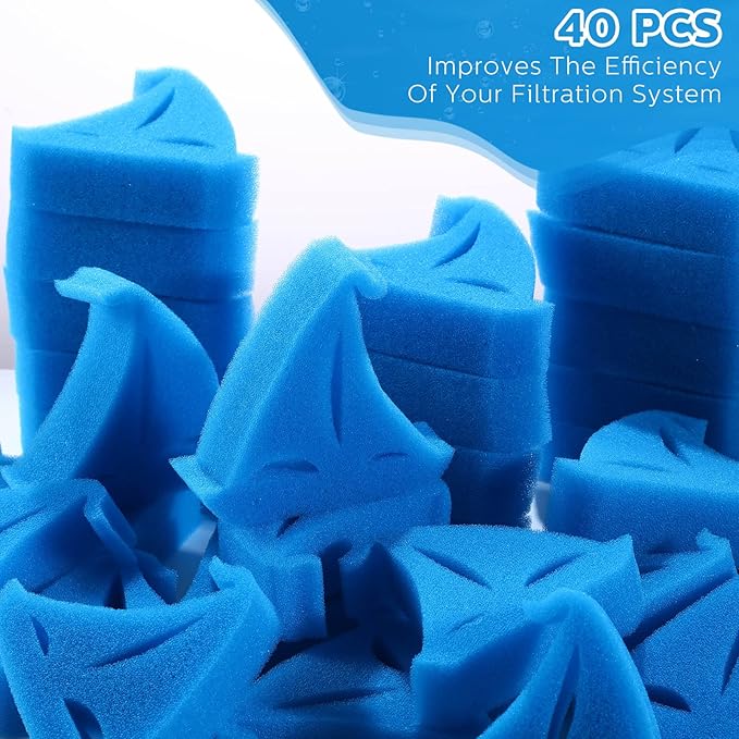 Patelai 40 Pcs Hot Tub Sponge Spa Cleaning Sponges for Hot Tub Oil Absorbing Cleaning Scum for Spa, Bathtub and Swimming Pool to Soak up Oils Bathtub Accessories(Boat Style)