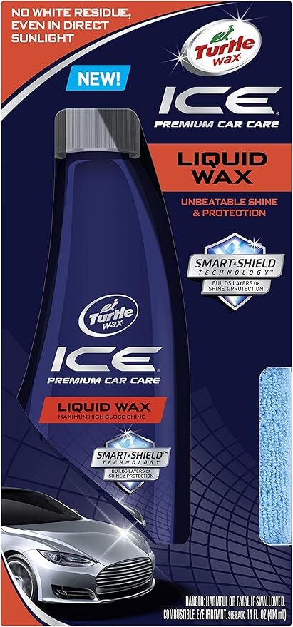 Turtle Wax T-468R ICE Liquid Wax - 14 oz., White