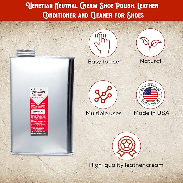 Venetian Shoe Cream, Neutral (32oz)