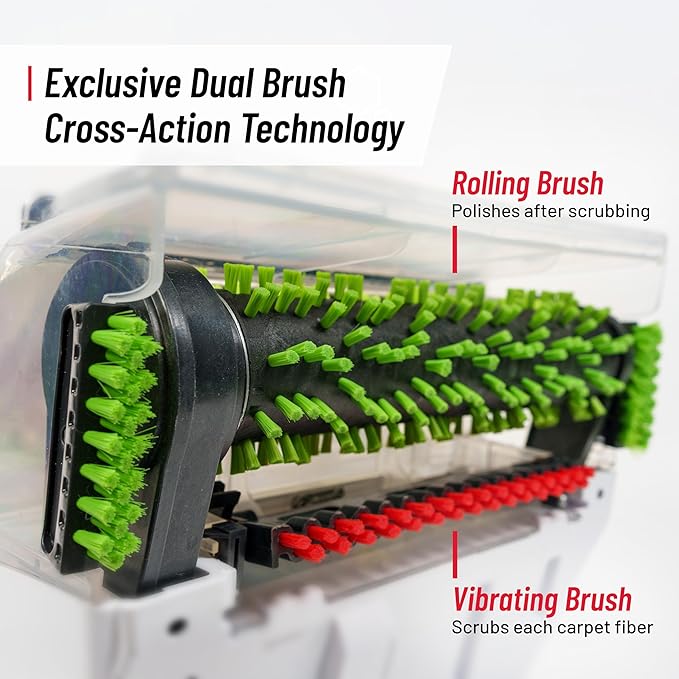 Rug Doctor Pet TruDeep CleanerTM, Pet Upholstery Tool, Best-In-Class Suction Power, Dual Cross-Action Brush Technology for One-Pass Cleaning, Professional-Grade Carpet Cleaner