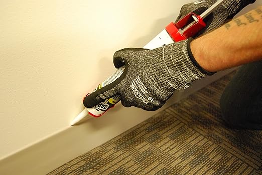 MAGID Touchscreen ANSI A6 Cut-Resistant Work Gloves, 1 Pair, 13-Gauge, Nitrile Coated, 8/Medium,Dark Gray