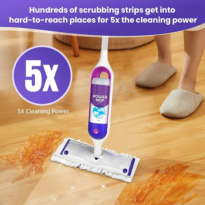 775ML Mop Refillable Bottle and 20 Pack Mop Refills for Swiffer® Mop
