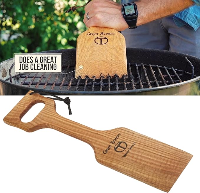 Great Scrape - Shovel - The Ultimate BBQ Cleaning Tool & Wood Grill Scraper