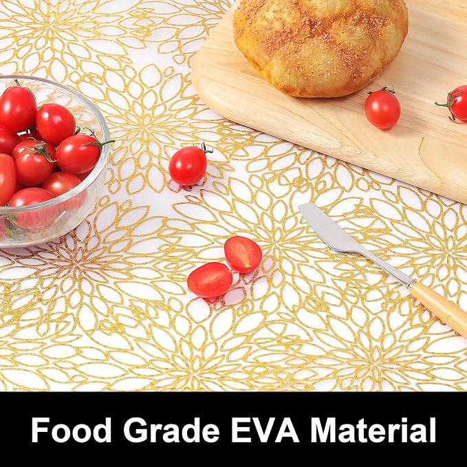 Cooyes Shelf Liner Drawer Liners, Shelf Liners for Kitchen Cabinets, Non-Adhesive Cabinet Liner, EVA Waterproof Non-Slip Refrigerator Liners for Kitchen Drawers（11.8" W x 118" L）