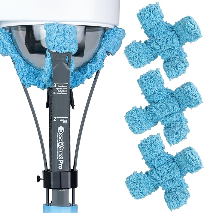 Replaceable Anti-Static Microfiber Cleaning Mitts for the DomeWizard Camera Cleaning Tool.
