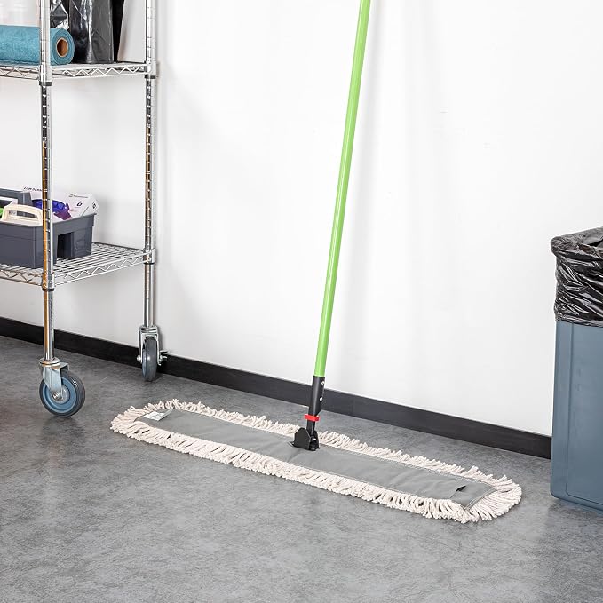 Restaurantware-MOP HEAD ONLY: Clean Tek Professional 35.83 x 5 Inch Dry Mop Head, 1 For Dusting - Frame And Handle Sold Separately, Disposable, Cotton, For Home And Office