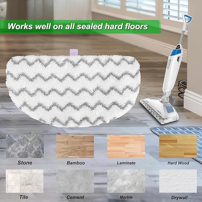 14 Pack Steam Mop Replacement Pads for Powerfresh Steam Mop 1940 1806 1544 2075 2685A 2181 2814 Series, Model 19402 19404 19408 19409 1940A 1940F 1940Q 1940T 1940W B0006 B0017 2075A