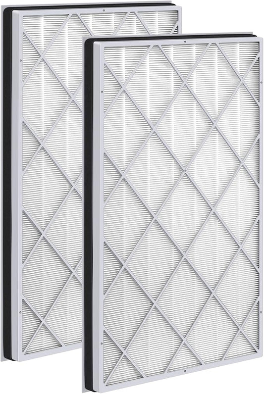 HE601 H13 True HEPA Replacement Filt-er Compatible with Shark Air Purifi-er 6 (HE601 & HE602), #HE6FKPET, True HEPA for Shark HE601 Air Purifi-er Filt-er Replacement, 2 Pack