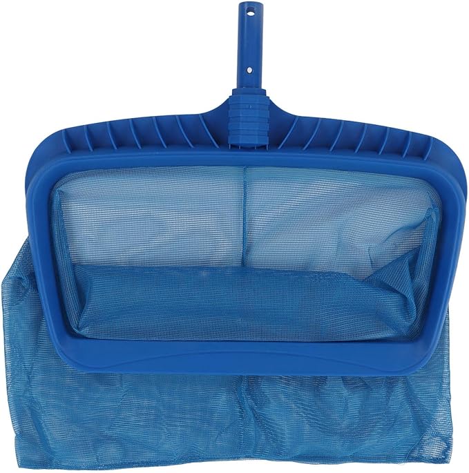 Pool Skimmer Net, Pool Net Skimmer 0.3 X 40.6cm Pool Skimmer Basket with Fine Mesh Heavy Duty ABS Frame Swimming Pool Leaf Skimmer Net for Pool and Lake Maintenance