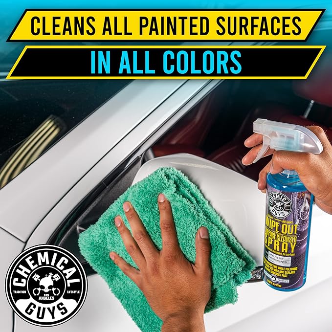Chemical Guys Wipe Out Surface Cleanser Spray (2 x 16 Fl Oz) – Panel Prep Spray for Removing Polish Residue, Oils & Contaminants Before Coating