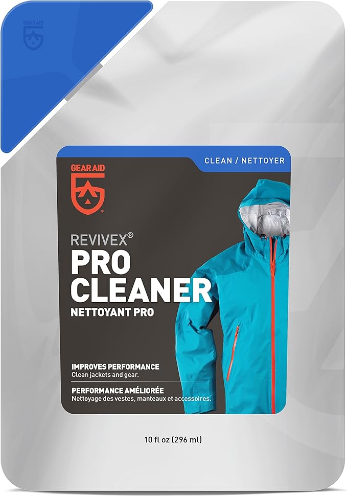 GEAR AID Outerwear Care Kit with Revivex Pro Cleaner and Revivex Durable Water Repellent Spray, 10 oz