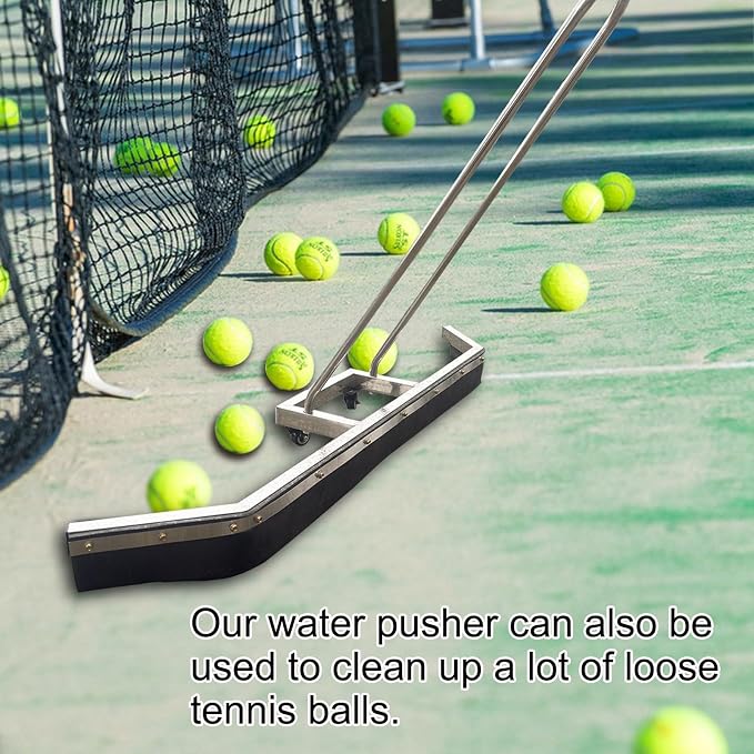 Port Tennis Court Squeegee Rain Shuttle for Sports Court Water Wiper Device Water Remover Stadium Dust Collector Wiper