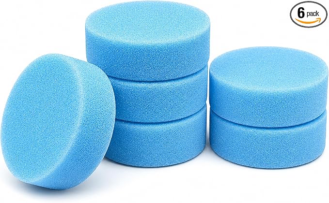 Goddard's 2.25 Inch Round Sponge Applicator, Pack of 6