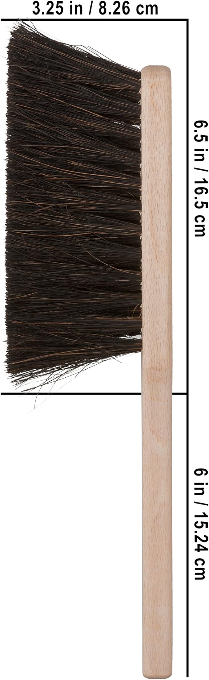 Redecker Arenga Fiber Hand Brush with Untreated Beechwood Handle, 11-Inches