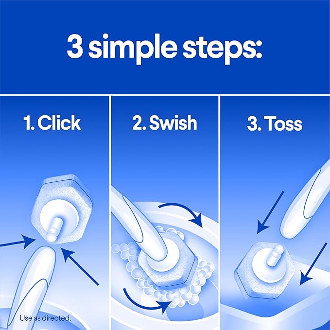 Clorox ToiletWand Disposable Toilet Cleaning System, ToiletWand, Storage Caddy, Toilet Bowl Cleaner, 16 Disinfecting ToiletWand Refills Scrubbing Pads