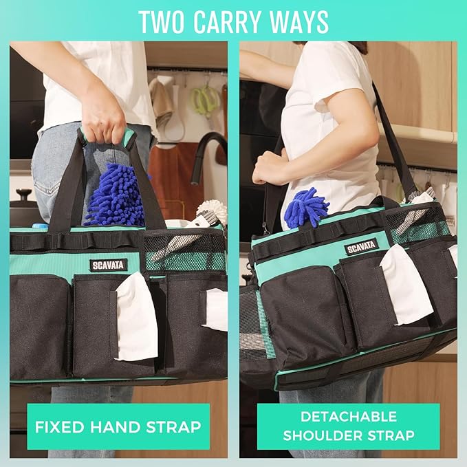 2 Pack Cleaning Caddy Bag (Blue & Lake Blue)