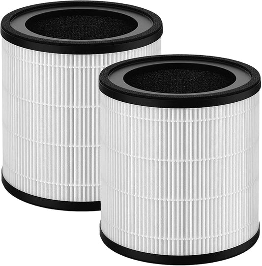 MAF-03 H13 Air Filter for Miko Ibuki L Air Purifier MA-03 MA-03CW Part MAF-03 with Activated Carbon & HEPA Filter 3 Stage Filtration - 2 Pack