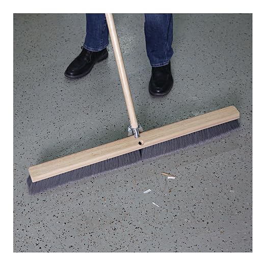 Boardwalk 20436 Floor Brush Head, 3" Gray Flagged Polypropylene, 36"