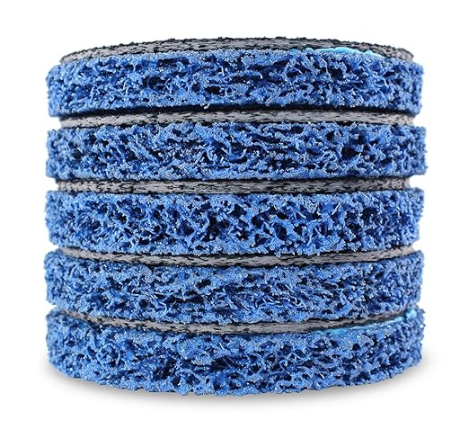 BHA Easy Strip Discs Clean and Remove Paint, Rust and Oxidation 4-1/2” x 7/8” - 5 Pack