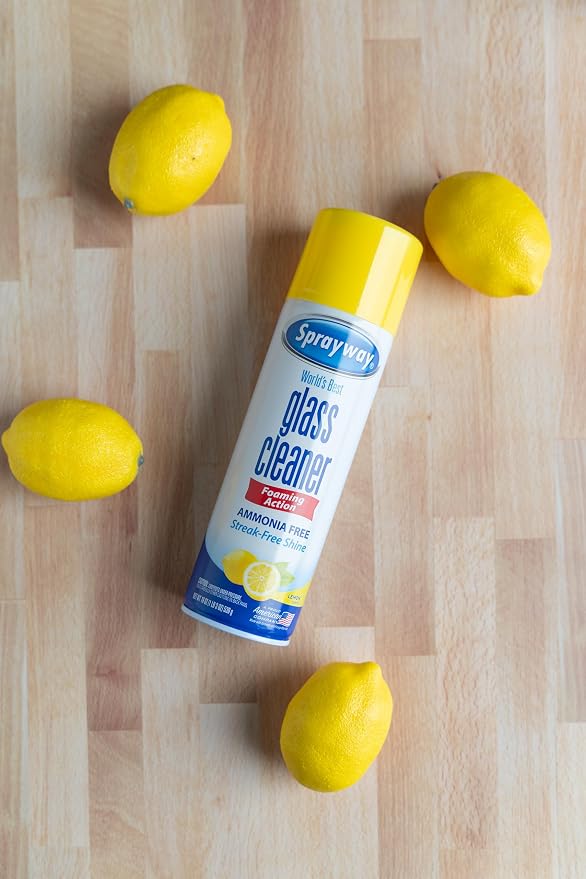 Sprayway All Purpose Cleaner Foaming Spray | Lemon Scent | 19oz | 1 Pack | Disinfectant, Foaming Multi-Surface Cleaner, Cuts Grease & Grime | Kills 99.9% of Germs
