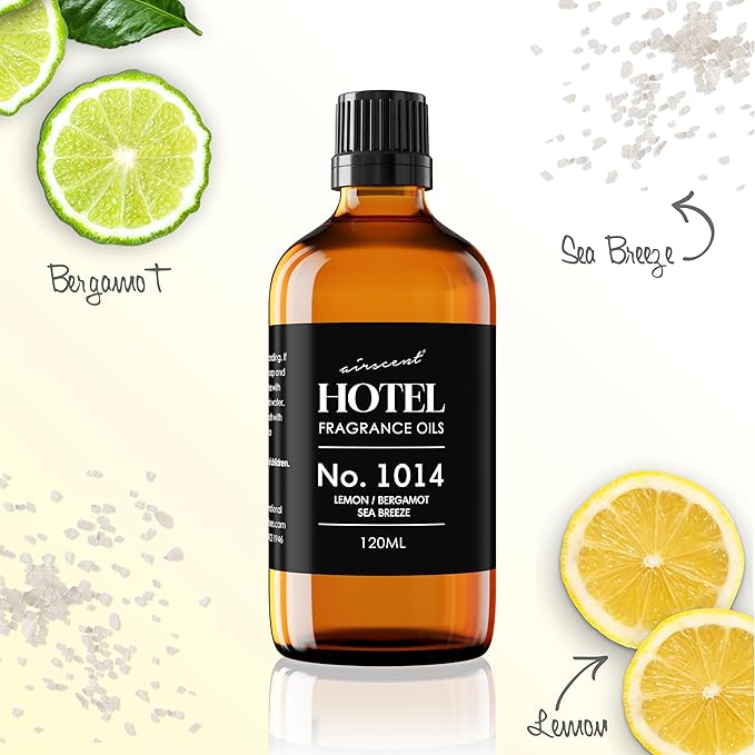 AirScent Hotel Diffuser Oil Buyers’ Best Picks 3-Pack Gift Set - 120 mL Fragrance Oil Bottles for Ultrasonic and Waterless Diffusers and Crafting - Fragrance No. 1014, No. 1023 & No. 1111
