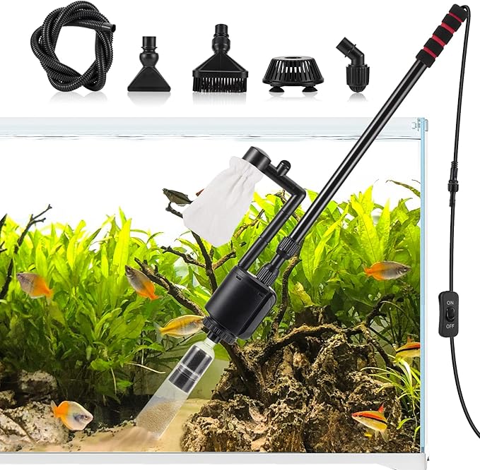 AQQA Aquarium Magnetic Cleaner Brush & Aquarium Gravel Cleaner