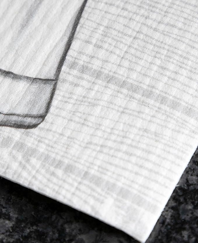 RITZ Swedish Sponge Cloths, Woodgrain, 12 Pack
