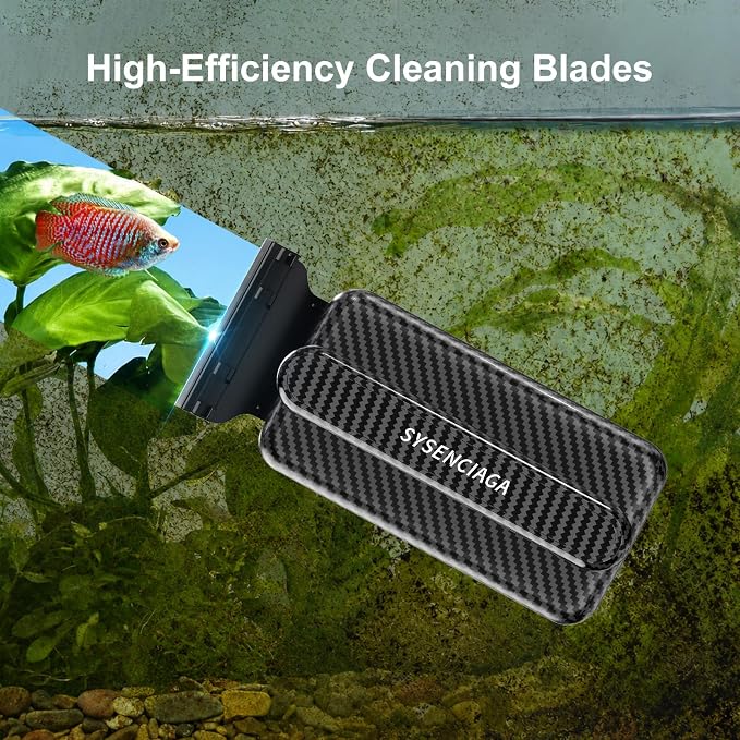 Aquarium Magnet Glass Cleaner（S） | Very magnetic，The handle is easy to grip，Easily Remove Stains，Dual-Sided Cleaning Surfaces，Self-floating Design