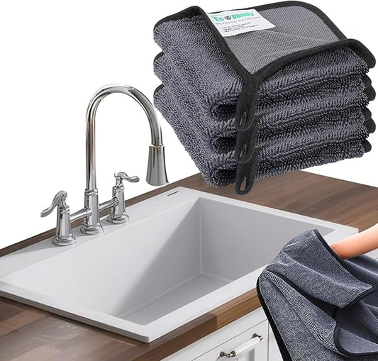 Shiny Cleaning Cloths,3pcs Shiny Drying Towels,Shower Doors Drying Towels,16 * 24in Streak Free Glass Window Car Mirror Super Absorben Microfiber Cleaning Cloths (3pcs grey16*24")