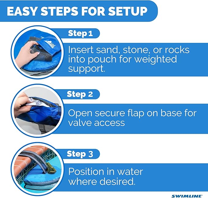 Swimline Pool Critter Escape Ramp, Blue